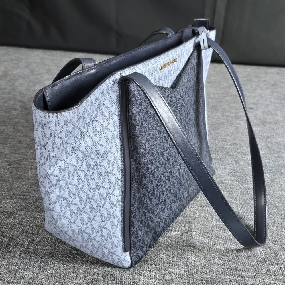 Authentic Michael Kors Whitney Tote Admiral Pale Blue Bag Purse MK - Picture 4 of 14